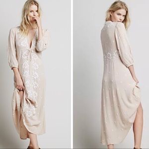 Free People Embroidered Fable Dress